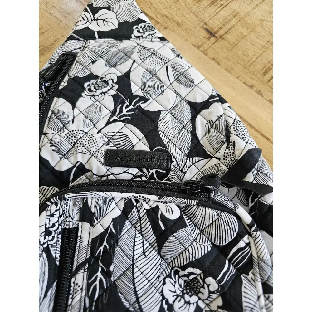 VERA BRADLEY Quilted Sling Crossbody Backpack In “ Bedford Blooms” - Picture 4 of 11